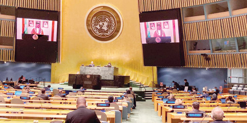 في الذكرى السنوية الـ(75) لتأسيس الأمم المتحدة 