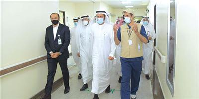 وزير الصحة يتفقد التجمع الصحي في مكة المكرمة 