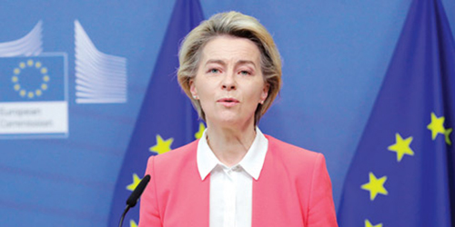  رئيسة المفوضية الأوروبية أورسولا فون دير لين