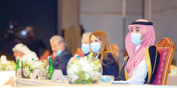 الأمير عبدالعزيز بن تركي الفيصل خلال مشاركته في اجتماع المكتب الأولمبي الآسيوي