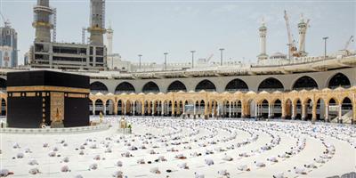 أول صلاة جمعة في رمضان بالمسجد الحرام 
