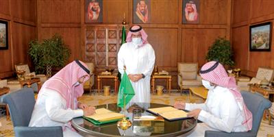 توقيع اتفاقية تعاون بين جامعة الملك خالد بأبها والجامعة العربية المفتوحة 