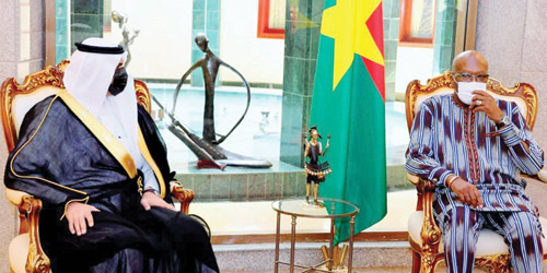 رئيس بوركينا فاسو يتسلم أوراق اعتماد سفير خادم الحرمين 