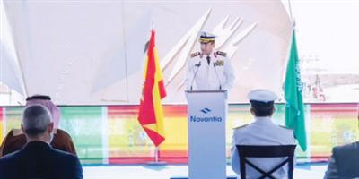 «قائد القوات البحرية» يرعى مراسم تعويم سفينة جلالة الملك «جازان» 