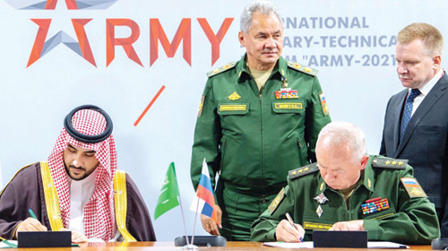 اتفاقية سعودية - روسية لتطوير التعاون العسكري 