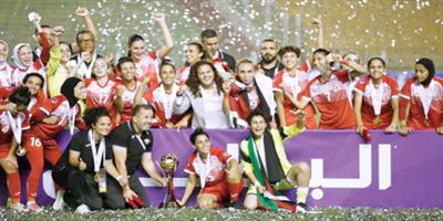 المنتخب الأردني يفوز على تونس ويتوج بكأس العرب للسيدات 