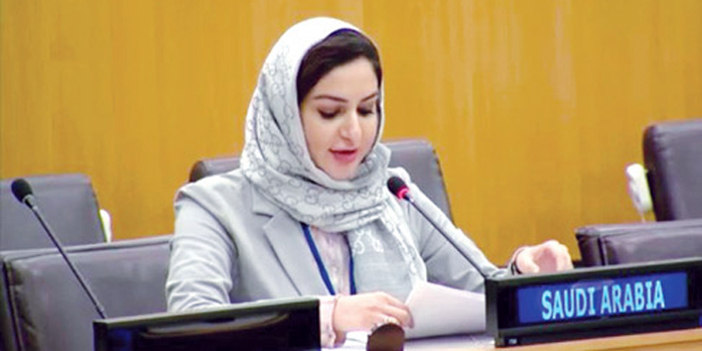  ندى أبوعلي رئيسة اللجنة القانونية في وفد المملكة لدى الأمم المتحدة