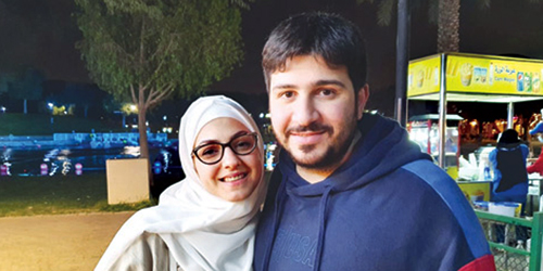  محمد العمد وزوجته