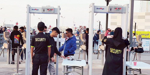 خبرات أمنية سعودية تشرف على راحة الزوار في «بوليفارد» 