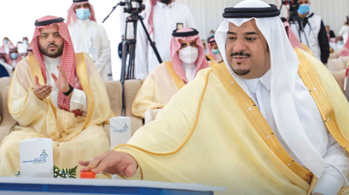  سمو أمير منطقة الرياض بالنيابة خلال الاحتفال