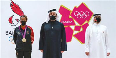 تتويج مريم جمال بالميدالية الذهبية لأولمبياد لندن 2012 