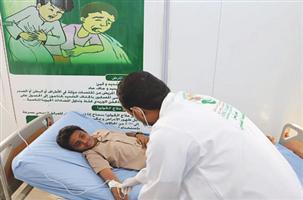مركز الملك سلمان للإغاثة بقدم خدماتها العلاجية لـ(1316) مستفيداً بعيادات مركز الجعدة الصحي في مديرية ميدي بمحافظة حجة اليمنية 