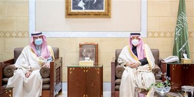 أمير منطقة الرياض يستقبل محافظي المحافظات بالمنطقة 