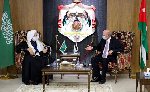 خلال مباحثاته مع رئيس مجلس الشورى.. رئيس مجلس الأعيان الأردني:  
