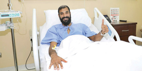 لاعب الرياض الثنيان يجري جراحة ناجحة بمستشفى الحبيب 