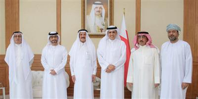 وزير الإعلام البحريني يستقبل رؤساء وأعضاء الجمعيات الصحفية الخليجية 