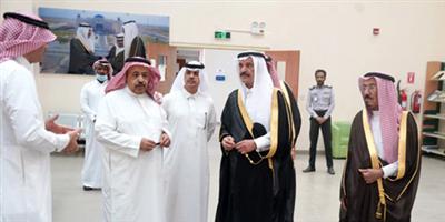 رئيس جامعة فهد بن سلطان يستقبل رئيس هيئة الصحفيين خالد المالك 