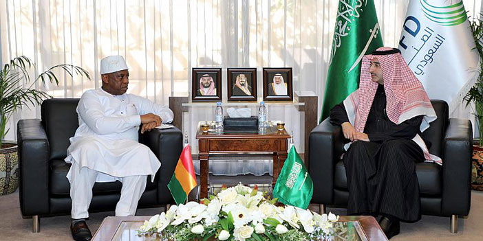 رئيس الصندوق السعودي للتنمية يستقبل وزير خارجية غينيا 