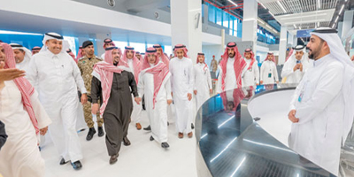 أمير منطقة القصيم يفتتح صالة السفر الداخلية بمطار الأمير نايف 