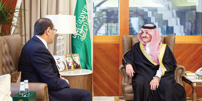 أمير المنطقة الشرقية يلتقي سفير الأردن 