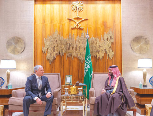 خلال لقاء في الرياض تناول علاقات الصداقة السعودية - الروسية 