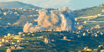 غارات إسرائيلية تستهدف مواقع لحزب الله في جنوب لبنان 