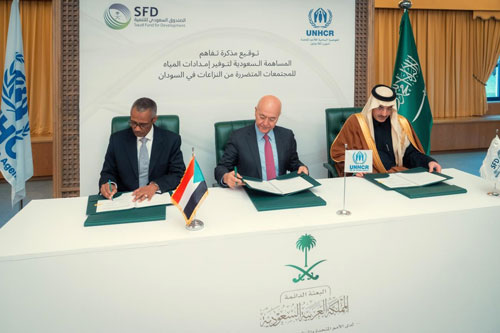 دعم سعودي للسودان بـ«10» ملايين دولار لتوفير مياه آمنة ومستدامة دعم سعودي للسودان بـ«10» ملايين دولار لتوفير مياه آمنة ومستدامة