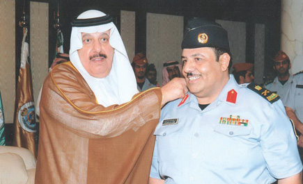 نائب رئيس الحرس الوطني يقل د اللواء العريفي رتبته الجديدة