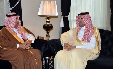 الأمير فيصل بن سلمان يستقبل سمو رئيس الهيئة الملكية للجبيل وينبع 