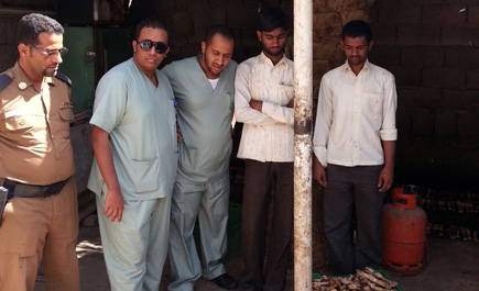 ضبط عمالة تبيع كوارع ورؤوس أغنام « فاسدة» لمطاعم الرياض