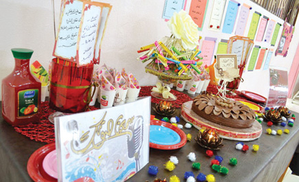 فقرات متنوعة في مجمع تعليمي للبنات بالرس 