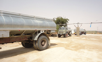 أزمة مياه في محافظة المزاحمية 