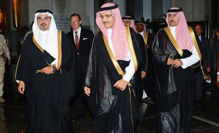 ولي عهد مملكة البحرين يصل الرياض 