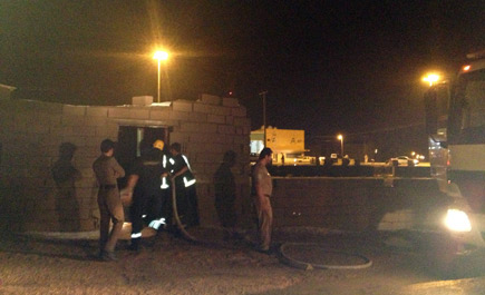 مدني سميراء يتدخل لإنقاذ محطة من الاشتعال 