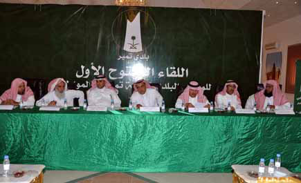 المجلس البلدي لبلدية تمير يعقد اللقاء المفتوح الأول مع المواطنين في الدورة الثانية