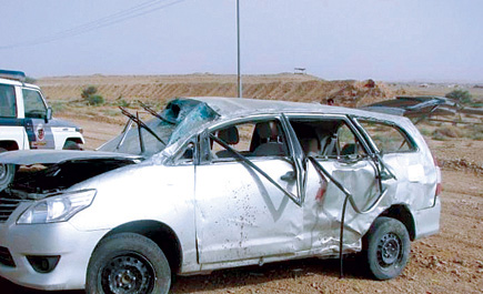 وفاة معلمة وسائق وإصابة (4) أخريات 