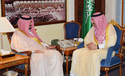الأمير محمد بن نايف يستقبل سفراء البحرين ومصر والمغرب 