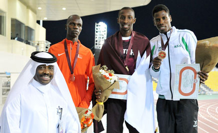 ست ميداليات سعودية في القوى العربية للكبار أمس بالدوحة