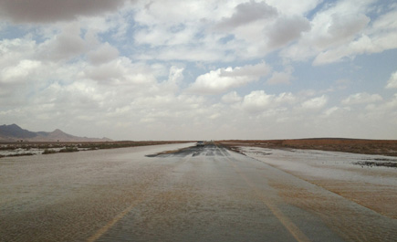 طريق السبعان بحاجة لعبَارات لدرء أخطار السيول بحائل 