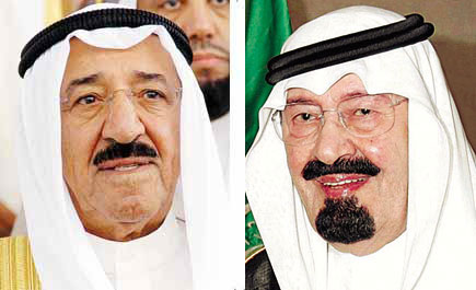 المليك بعث برسالتين لأمير الكويت وعاهل البحرين تتعلقان بالتطورات الإقليمية والدولية 