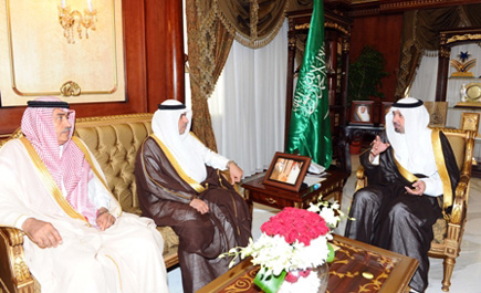 الأمير مشعل بن عبد الله يلتقي وكيل وزارة الداخلية 