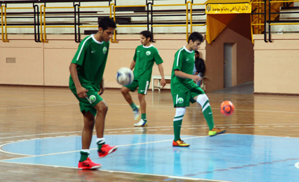 اليوم آخر مواجهات الأخضر السعودي للصالات في معسكره