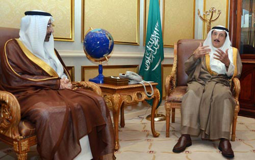 استقبل أمس وفد شركة أرامكو 