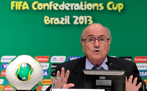 بلاتر: «هذه أفضل بطولة لكأس القارات.. فالمباريات في غاية الإثارة والجاذبية»