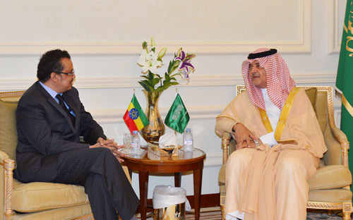الأمير سعود الفيصل يستقبل وزير خارجية أثيوبيا 