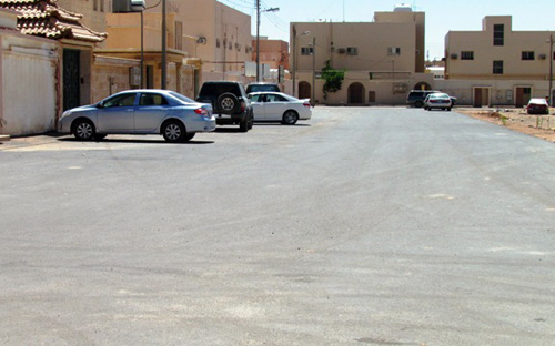 بلدية طريف تنهي أعمال إزالة وإعادة سفلتة حي الفيصلية‎ 
