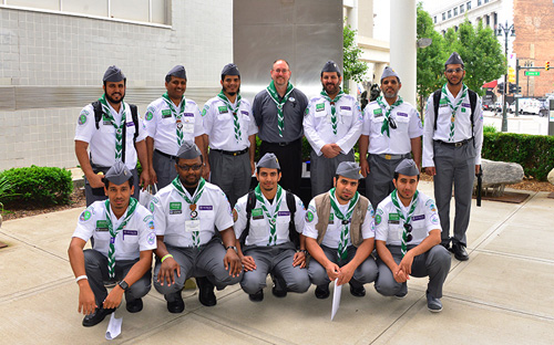 كشافة المملكة يتبادلون الخبرات في العمل التطوعي مع جامعة متشغان الأمريكية