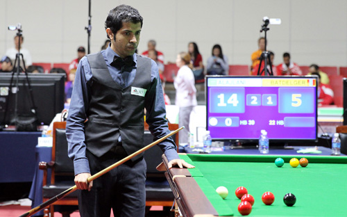 العجلاني يخرج من دور الـ(32) لمنافسات السنوكر في دورة أنشون الآسيوية 