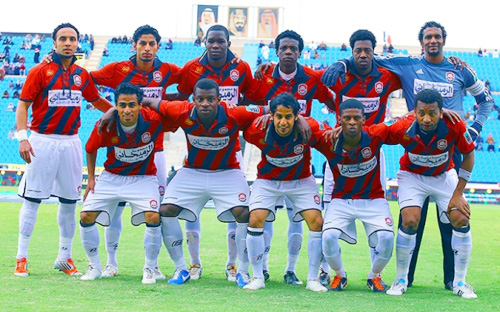 الرائد مع صحم العماني والجهراء الكويتي والشعلة مع المحرق البحريني والشباب الإماراتي 