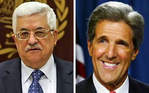 كيري هدد عباس بقطع المساعدات الاقتصادية إذا بقي مصراً على الشروط المسبقة للعودة للمفاوضات 